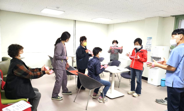 지난 2일 영천영대병원에서 진행된 여성농업인 특수건강검진 사업 모습. 영천시 제공