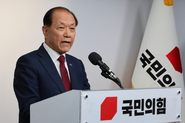 국민의힘 황우여 비상대책위원장. 연합뉴스