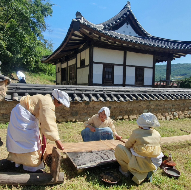 안동포 마을로 유명한 