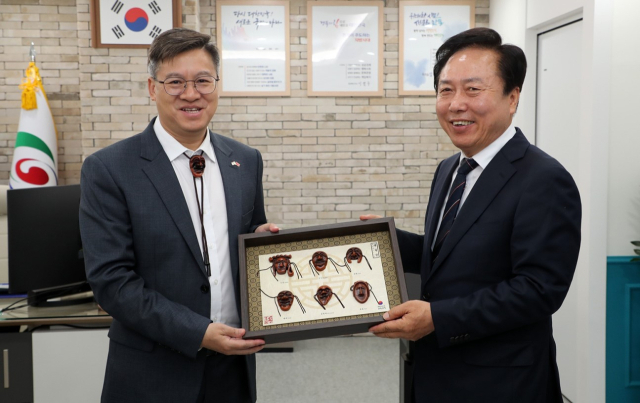 진일표 주 부상 중국 총영사 안동방문