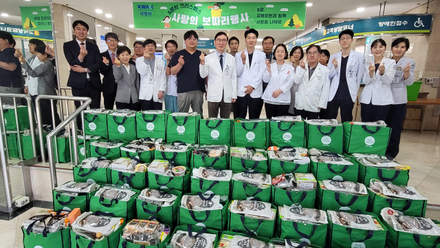 곽병원 직원들이