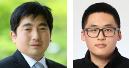 저수지 저수량과 가뭄 관계성을 분석한 포스텍 연구팀(왼쪽부터 감종훈 교수와 박사과정 이광훈 씨). 포스텍 제공