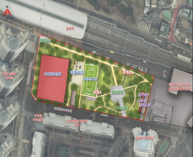 부산 동래구 제2국민체육센터 조감도. [사진=부산시]
