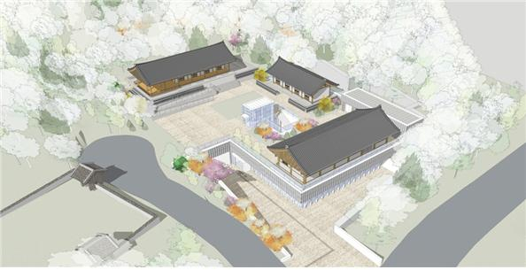 고산서당전통문화교육관조감도. 수성구청 제공
