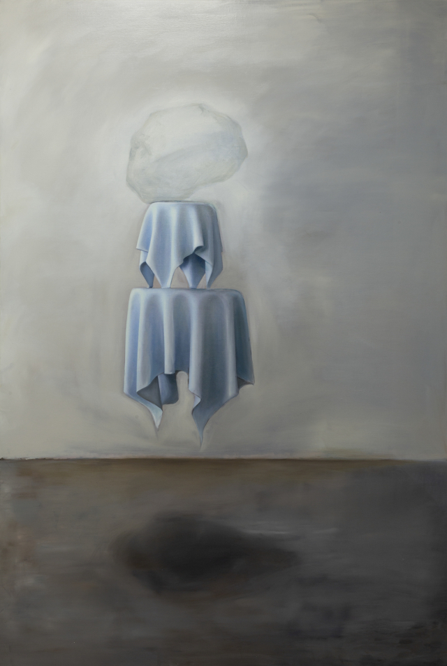 유현미, Enemy(Self-replicate No.2), 194x130cm, Oil and inkjet print on canvas, 2022~.