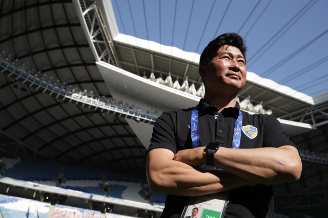 A매치 임시 사령탑으로 선임된 김도훈 전 울산HD 감독. 한국프로축구연맹 제공