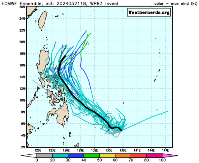 유럽중기예보센터(ECMWF) 모델 Ensemble(앙상블) 모델의