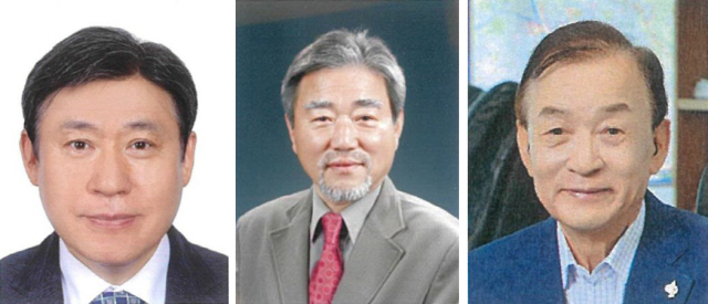 제36회 경주시문화상 수상자. 왼쪽부터 손영규·이용호·한주식 씨. 경주시 제공