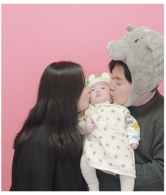 진태희·강현민 부부 첫째 아들 강지우