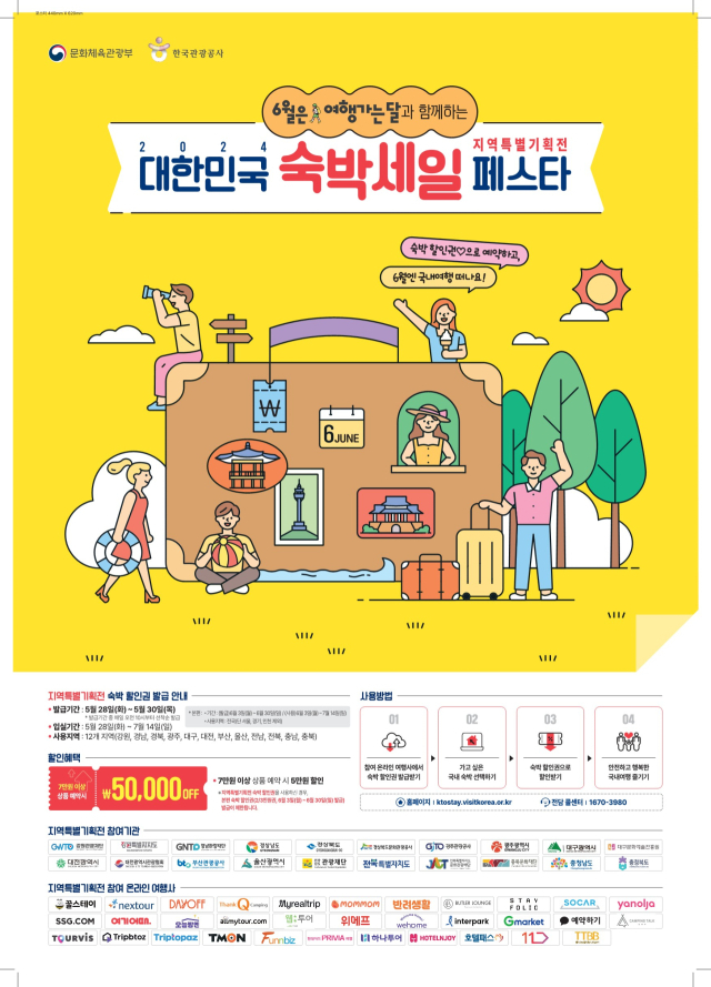 대한민국 숙박세일페스타 지역편 포스터. 경북도 제공