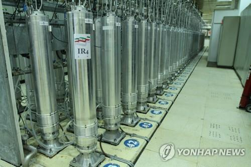 이란 나탄즈의 우라늄 농축시설[이란 원자력청 제공]