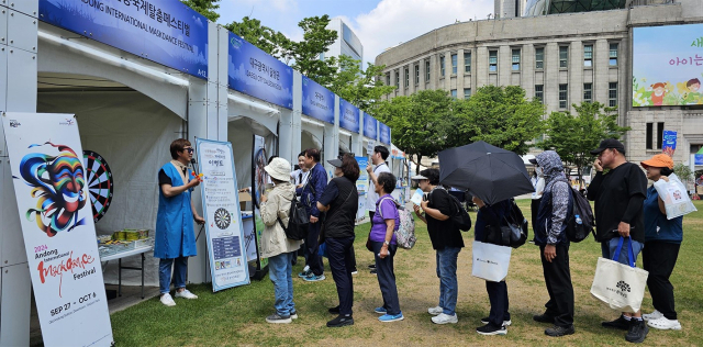 안동국제탈춤페스티벌 홍보 마케팅부문 대상 수상. 안동시 제공