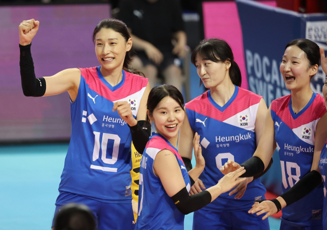 8일 서울 송파구 잠실 실내체육관에서 열린 김연경의 국가대표 은퇴 경기 