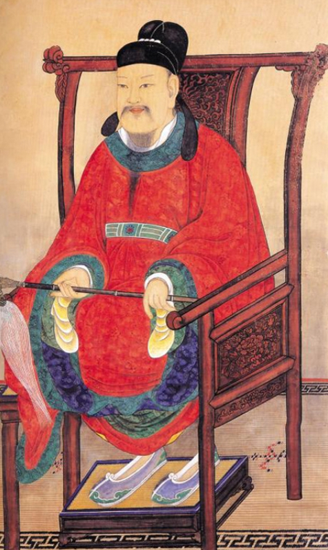 최치원 초상, 정읍 무성서원에 봉안된 것으로 고종의 어진을 그린 채용신이 그린 것이다.