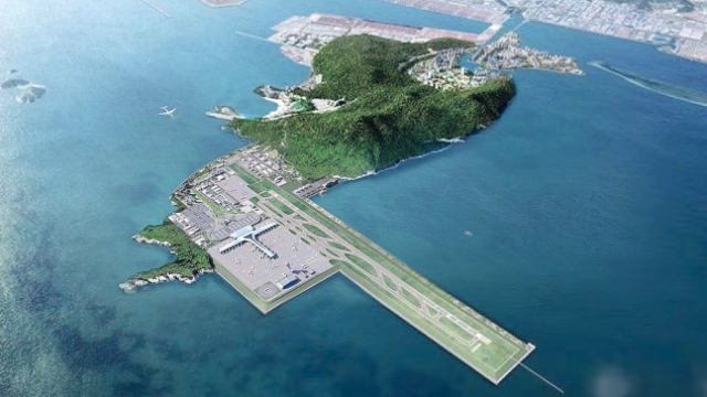 가덕도 신공항 조감도. 부산시 제공