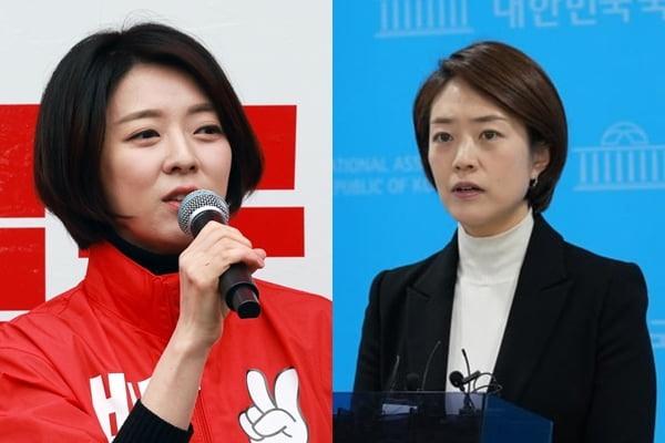 배현진 국민의힘 의원(왼쪽), 고민정 더불어민주당 의원(오른쪽). 연합뉴스