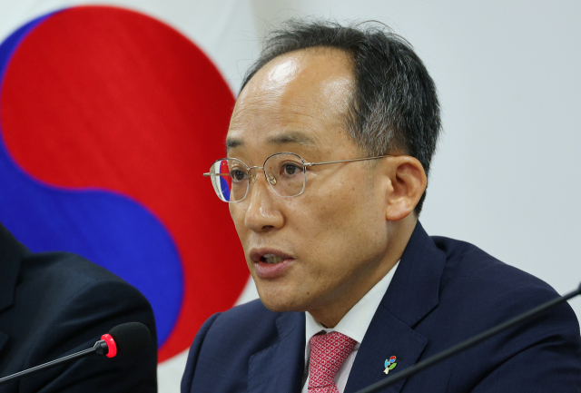 국민의힘 추경호 원내대표가 13일 오전 서울 영등포구 국민의힘 당사에서 열린 비상대책위원회의에서 발언하고 있다. 연합뉴스