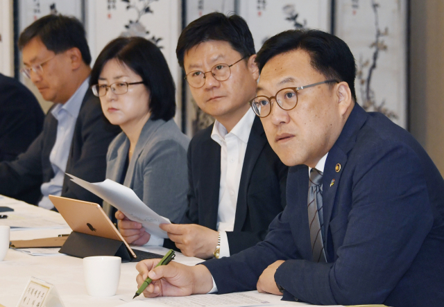 김병환 기획재정부 차관이 14일 서울 종로구 정부서울청사에서 열린 