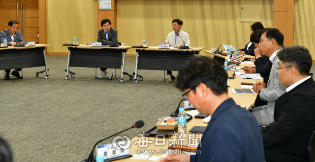 6월 13일 열린 경산형 교육발전특구 시범지정 공모 신청을 위한 최종보고회 모습. 경산시 제공