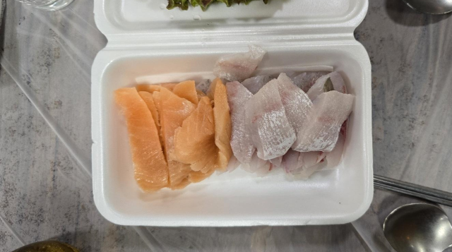 부산 자갈치 시장에서 