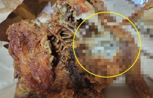 부산의 한 치킨집의 통닭에서 구더기가 무더기로 쏟아져 나왔다는 사연이 전해졌다 . 온라인 커뮤니티