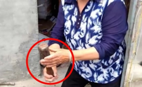 수류탄을 망치로 착각…20년 간 수류탄으로 고추 빻은 中 할머니