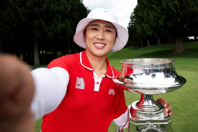 올 시즌 LPGA에서 16개 대회만에 첫 승을 올린 양희영 선수가 2024 파리올림픽 출전권도 따냈다. AFP 연합뉴스