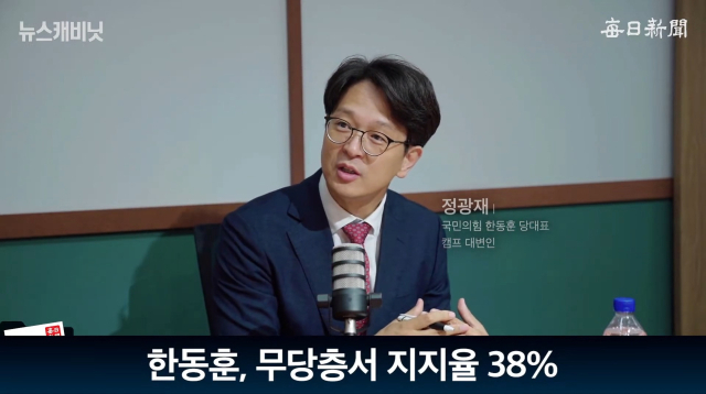 정광재 국민의힘 당 대표 선거 한동훈 캠프 