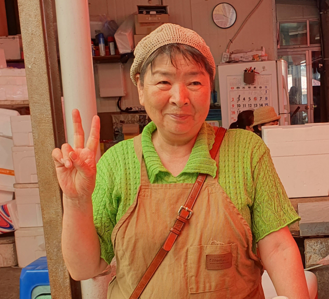 자인시장 촌두부 판매상 배이은