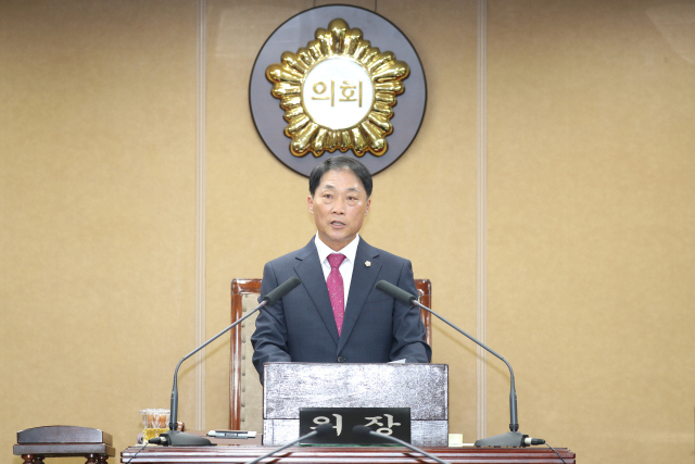 이재운 거창군의회 의장 당선자.거창군의회 제공