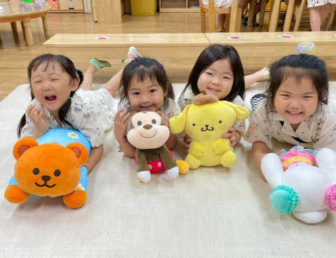 청송초 병설유치원생들의 ‘파자마 데이’