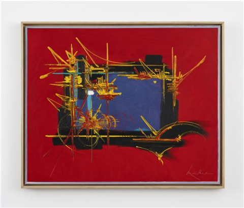 조르주 마티유, heliopolis, 1979, Oil on canvas, 80 x 100 cm. 페로탕 서울 제공