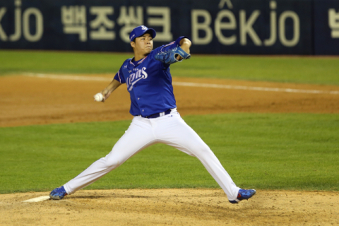 삼성 라이온즈 마운드의 새 전력, 강속구 투수 김윤수 가세