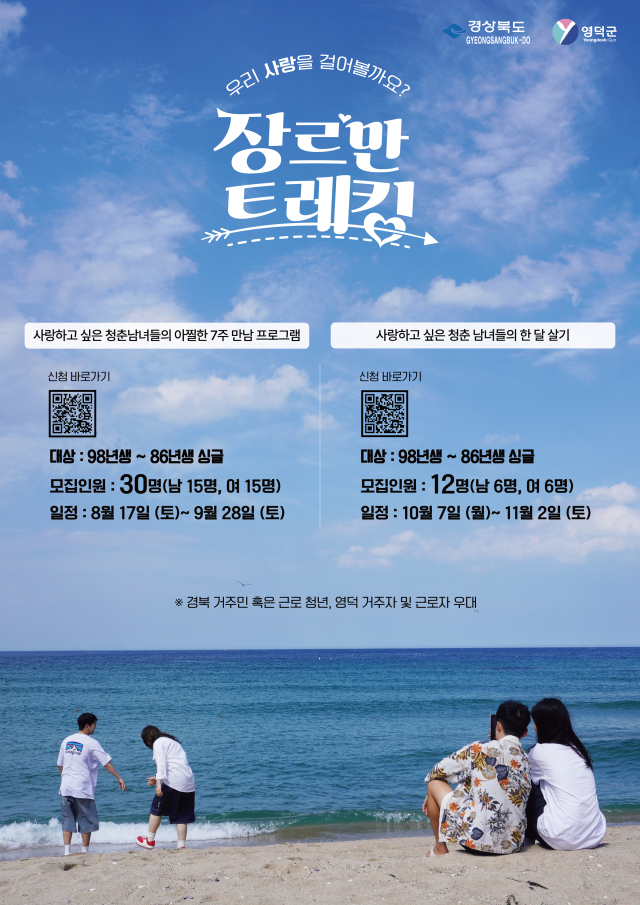 경북 영덕군 블루로드 일원에서 진행되는 