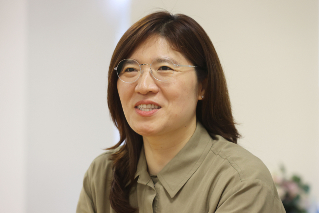 장미란 문화체육관광부 제2차관이 서울 종로구 국립현대미술관 서울관에서 연합뉴스와 인터뷰를 하고 있다. 연합뉴스