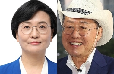 임미애, 홍준표. 매일신문DB, 연합뉴스