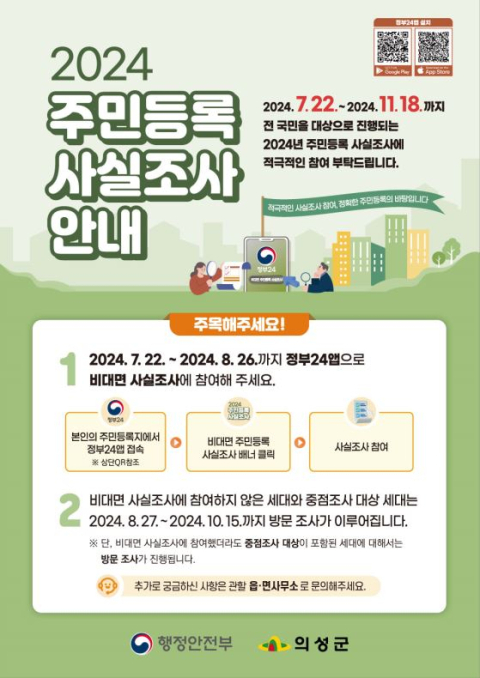 주민등록 사실조사