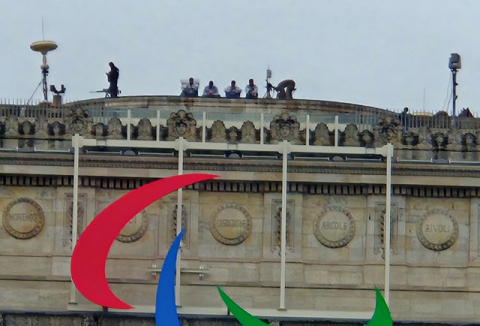 [르포] 올림픽 개회식 날, 곳곳이 통제된 파리
