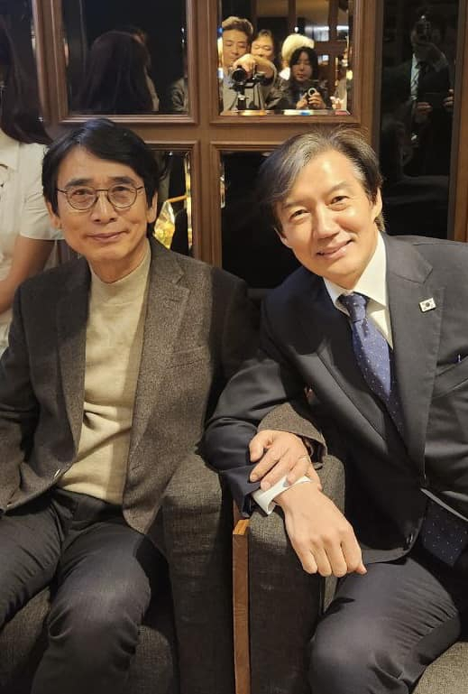 유시민 전 노무현재단 이사장과 조국 조국혁신당 대표. 조국 페이스북