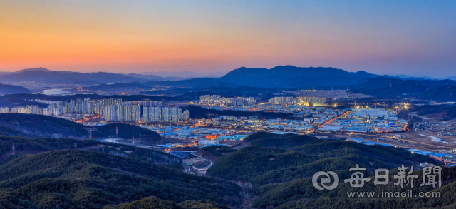 구미시 산동읍 외국인투자지역 전경. 매일신문DB
