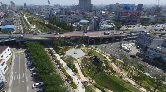 포항 철길 숲.경북도 제공.