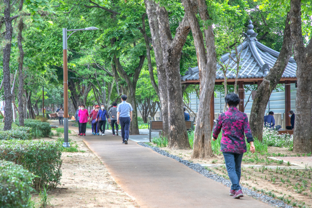 경부선 철도변 산책로