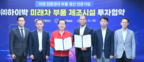 친환경 부품 제조기업 (주)하이박, 대구국가산단에 제조공장 건립…대구시 투자협약 체결