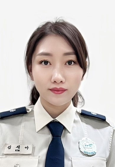 김세아 구미소방서 공단119안전센터 소속 소방위. 구미소방서 제공