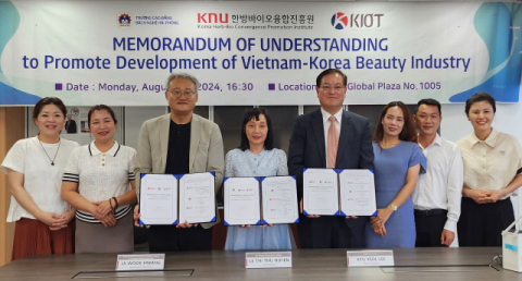 (주)케이아이오티·경북대 한방바이오융합진흥원·K-뷰티인협회, 베트남 하이퐁 폴리텍 칼리지와 업무협약 체결