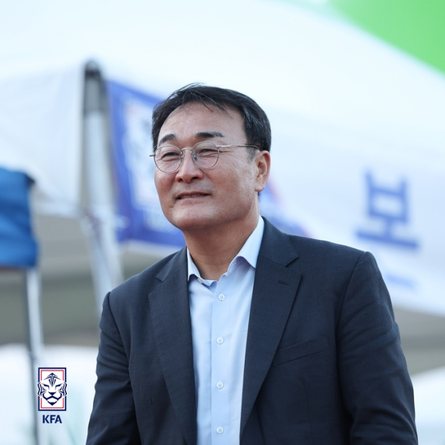 국가대표 전력강화위원장에 선임된 최영일 대한축구협회 부회장. 대한축구협회 제공