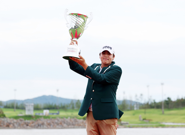 평균타수 1위인 장유빈. KPGA 제공