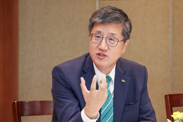 최원목 신용보증기금 이사장이 29일 오전 대구 수성구 만촌동 인터불고호텔에서 열린 