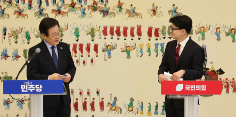 민주, 韓 대표 향해 여야 대표 회담 촉구…장외 투쟁은 탄핵 구호 부담에 단독 집회로