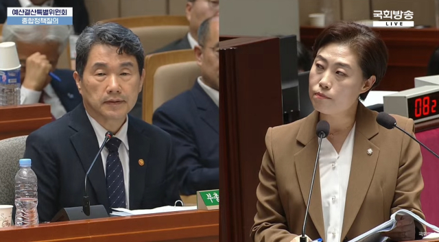 9월 2일 저녁 국회 예산결산특별위원회 종합정책질의. 국회방송 유튜브